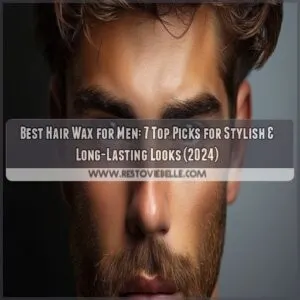 best hair wax for men