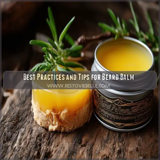 Best Practices and Tips for Beard Balm