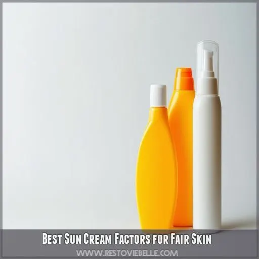 Best Sun Cream Factors for Fair Skin