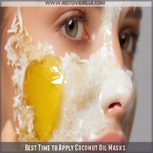 Best Time to Apply Coconut Oil Masks