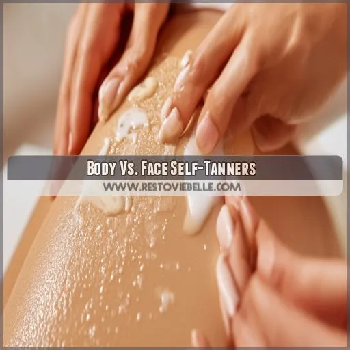 Body Vs. Face Self-Tanners