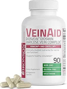 Bronson VeinAid Diosmin 1000mg DiosVein