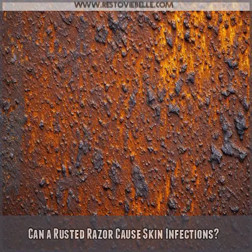 Can a Rusted Razor Cause Skin Infections