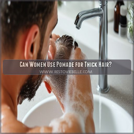 Can Women Use Pomade for Thick Hair