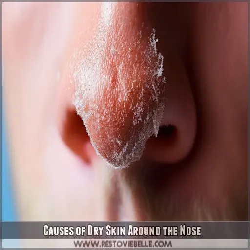 Causes of Dry Skin Around the Nose