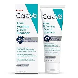 CeraVe Acne Foaming Cream Cleanser