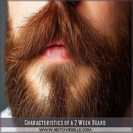 Characteristics of a 2 Week Beard