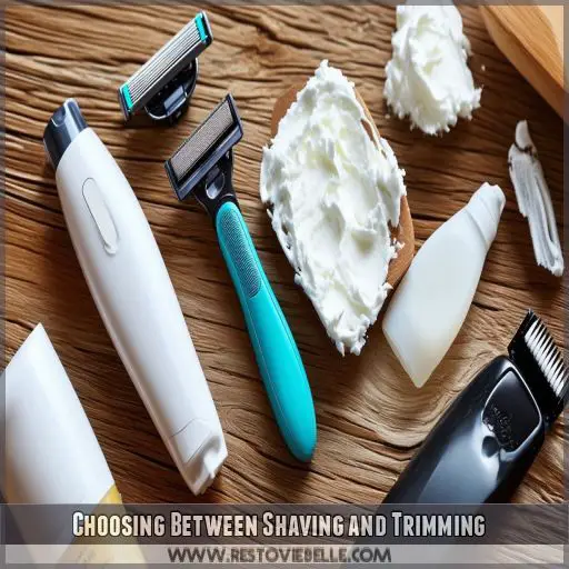 Choosing Between Shaving and Trimming