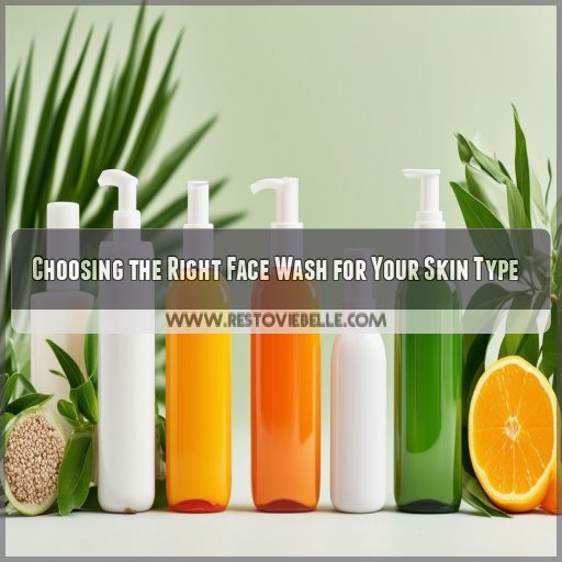 Choosing the Right Face Wash for Your Skin Type