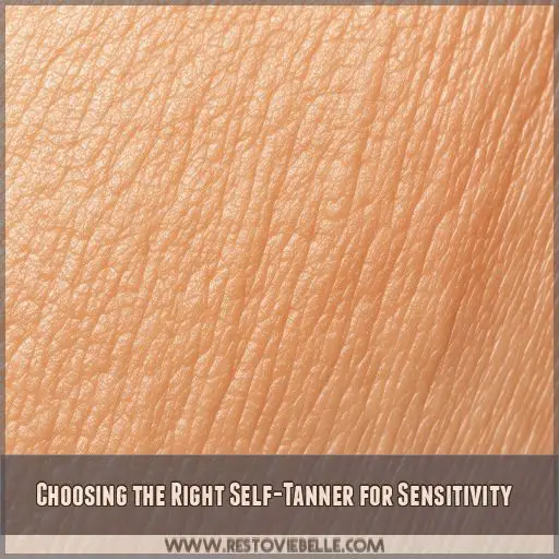 Choosing the Right Self-Tanner for Sensitivity