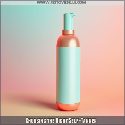 Choosing the Right Self-Tanner