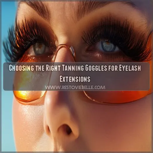 Choosing the Right Tanning Goggles for Eyelash Extensions