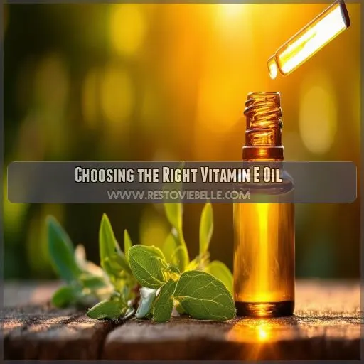 Choosing the Right Vitamin E Oil