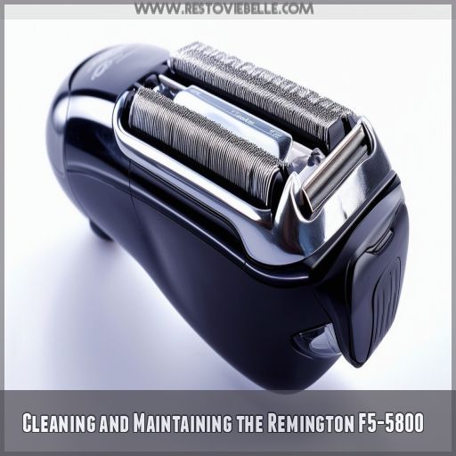 Cleaning and Maintaining the Remington F5-5800