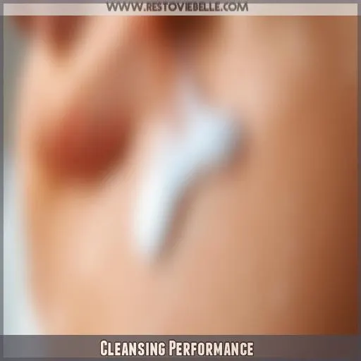 Cleansing Performance