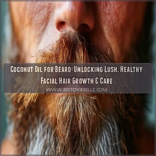 coconut oil for beard