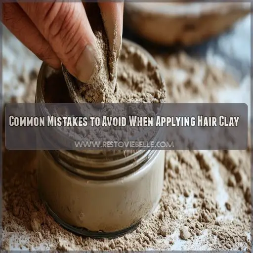 Common Mistakes to Avoid When Applying Hair Clay