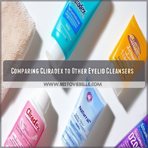 Comparing Cliradex to Other Eyelid Cleansers