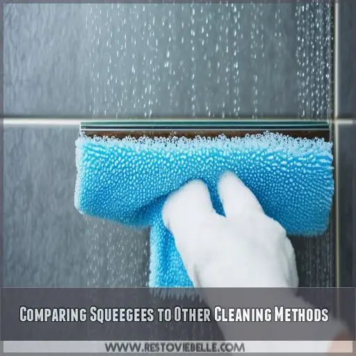 Comparing Squeegees to Other Cleaning Methods