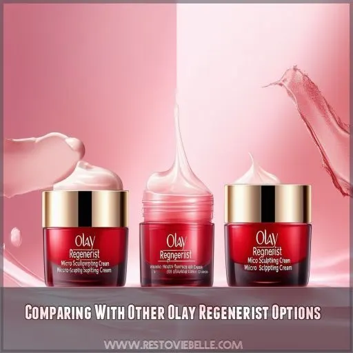 Comparing With Other Olay Regenerist Options