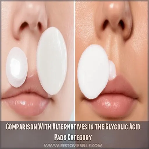 Comparison With Alternatives in the Glycolic Acid Pads Category