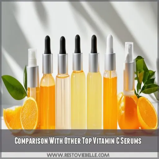 Comparison With Other Top Vitamin C Serums