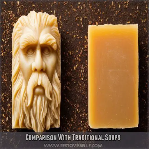 Comparison With Traditional Soaps