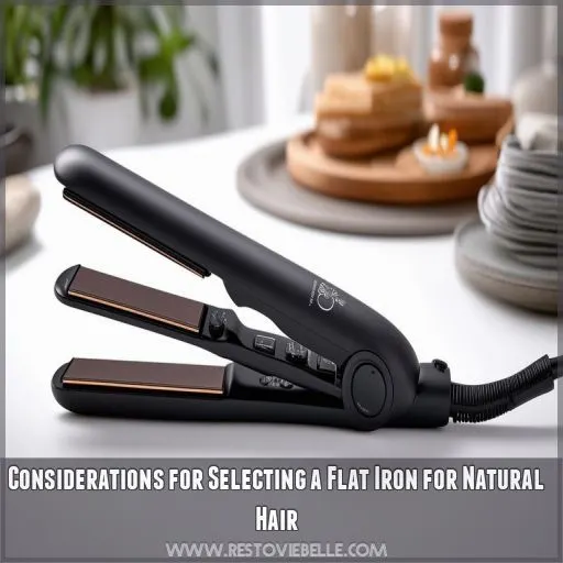 Considerations for Selecting a Flat Iron for Natural Hair
