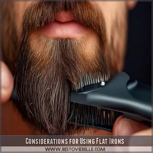 Considerations for Using Flat Irons