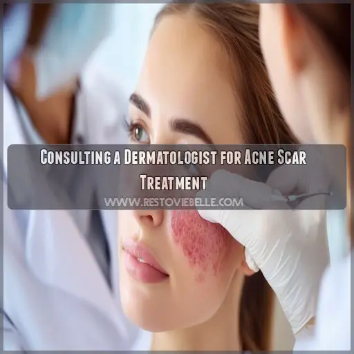 Consulting a Dermatologist for Acne Scar Treatment