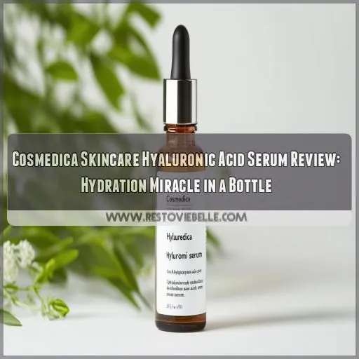 cosmedica skincare hyaluronic acid serum review