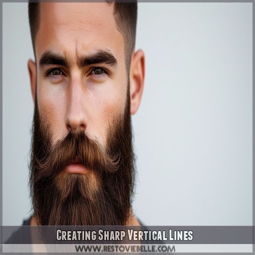 Creating Sharp Vertical Lines