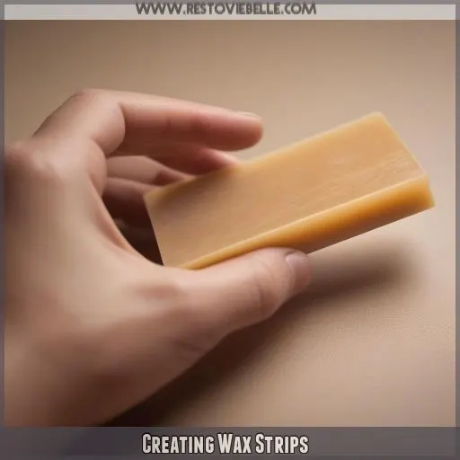 Creating Wax Strips