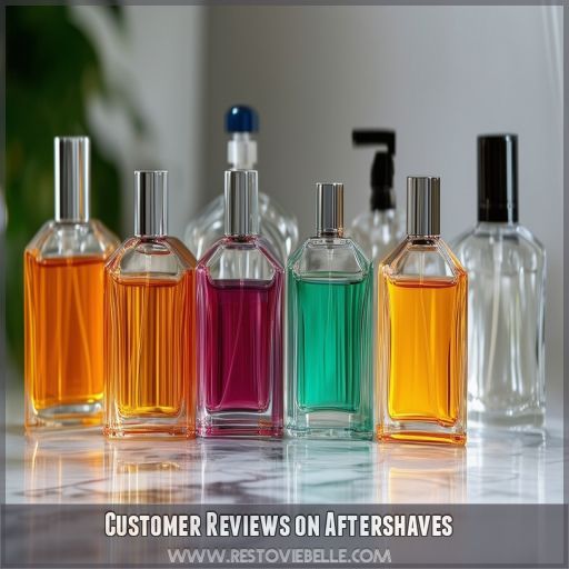 Customer Reviews on Aftershaves
