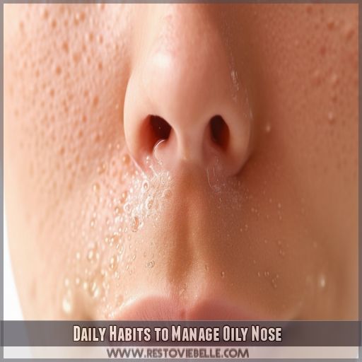 Daily Habits to Manage Oily Nose