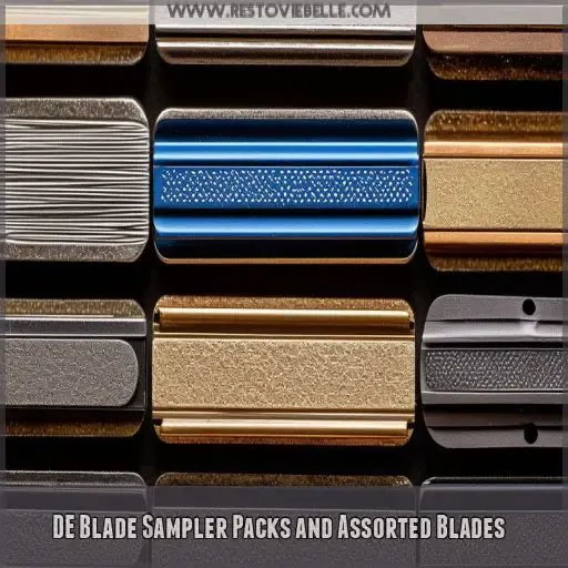 DE Blade Sampler Packs and Assorted Blades