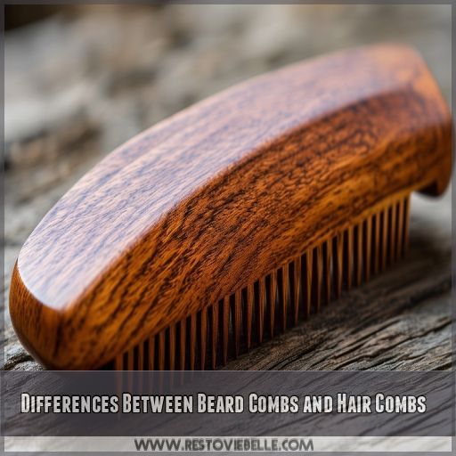 Differences Between Beard Combs and Hair Combs
