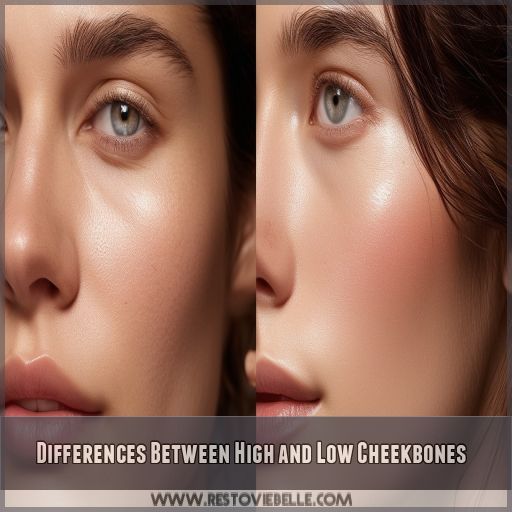 Differences Between High and Low Cheekbones