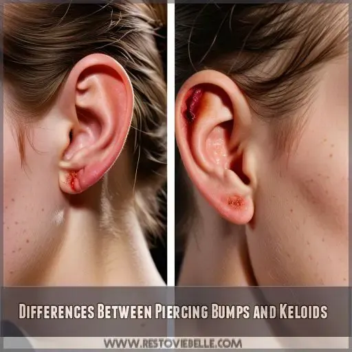 Differences Between Piercing Bumps and Keloids