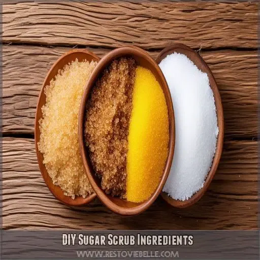 DIY Sugar Scrub Ingredients