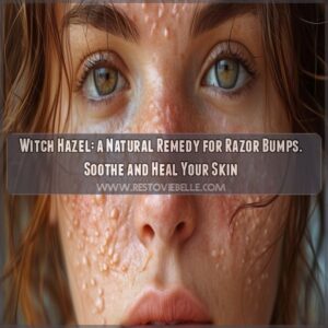 does witch hazel help with razor bumps