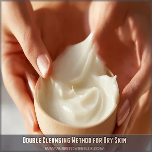 Double Cleansing Method for Dry Skin