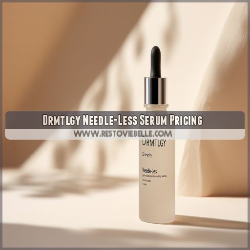 Drmtlgy Needle-Less Serum Pricing