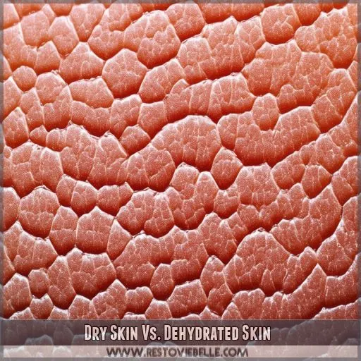 Dry Skin Vs. Dehydrated Skin