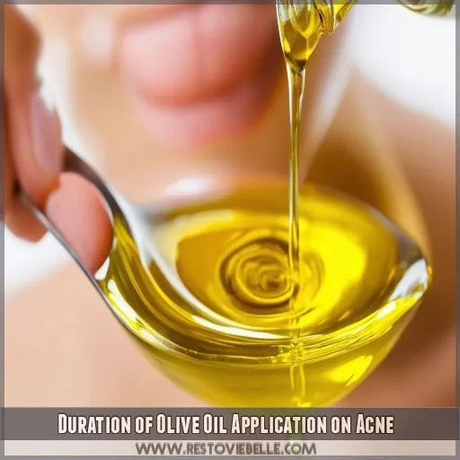 Duration of Olive Oil Application on Acne