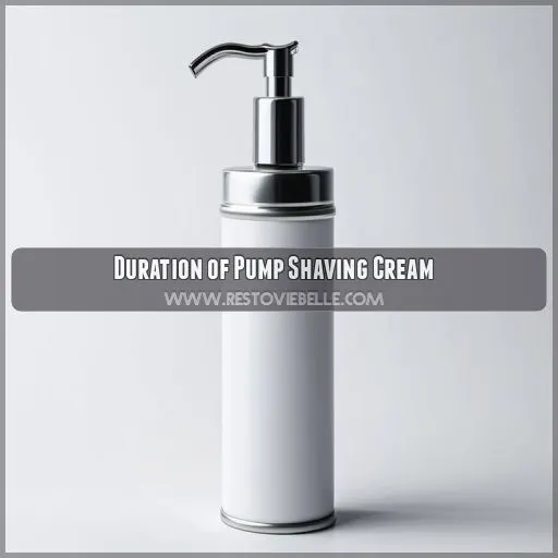 Duration of Pump Shaving Cream