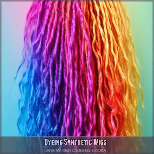 Dyeing Synthetic Wigs