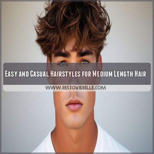 Easy and Casual Hairstyles for Medium Length Hair