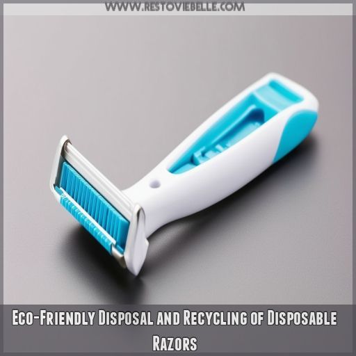 Eco-Friendly Disposal and Recycling of Disposable Razors