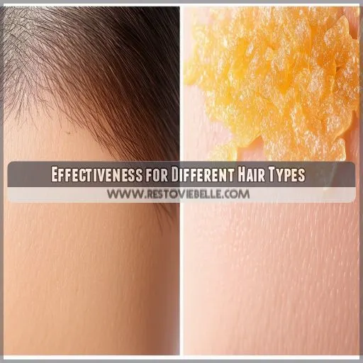 Effectiveness for Different Hair Types